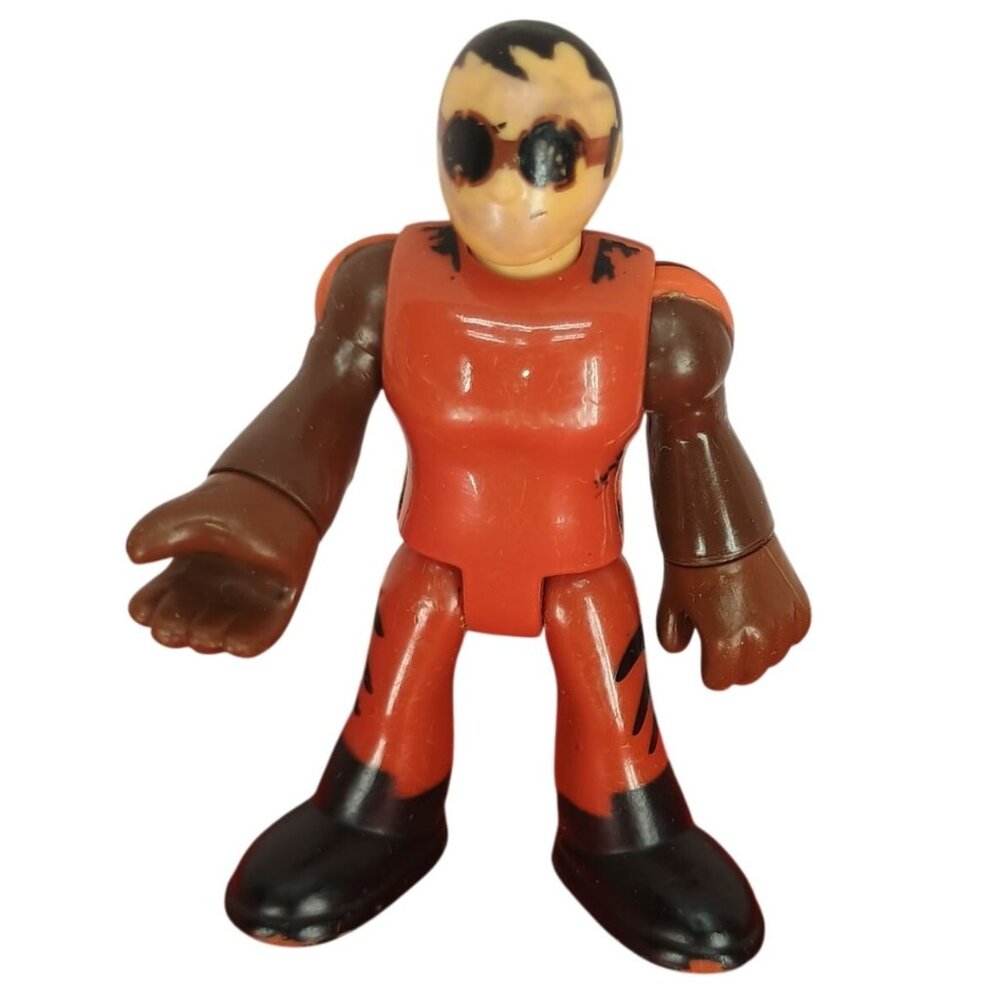 Imaginext Sky Racers Pilot Flying‎ Tiger Action Reddish Orange